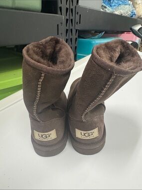 UGG Kids Chocolate Brown Plush Shearling Boots